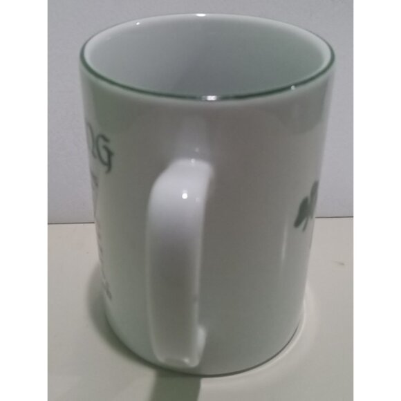 An Old Irish Blessing Coffee Mug Bewley Irish Imports Exclusive Design Shamrocks - Picture 4 of 5